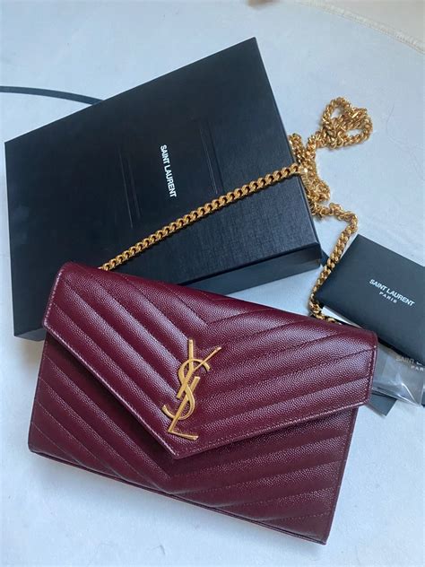 ysl jeans chains|ysl cassandre wallet on chain.